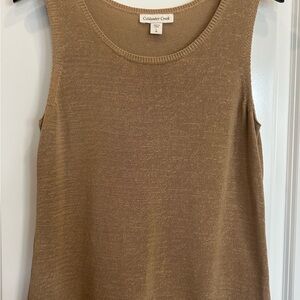 Coldwater Creek Beige Knit Tank Top